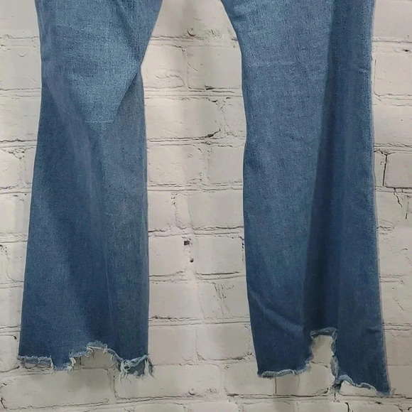 Tinseltown Jeans Boho Hippie Bootcut Stretchy Distressed Pull On Elastic Waist - Picture 7 of 12
